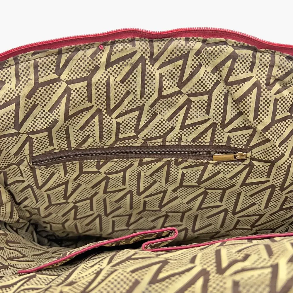 ANDREW MARC Pleated Leather Shoulder Bag (Rose Pink) - Picture 9 of 10